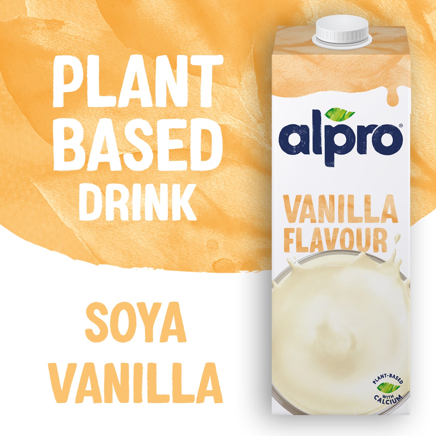 Alpro Soya Drink Vanilla (1l), 100% Plant Based And Dairy Free, Suitable For Vegans, Naturally Free From Lactose, Rich In Nutrients