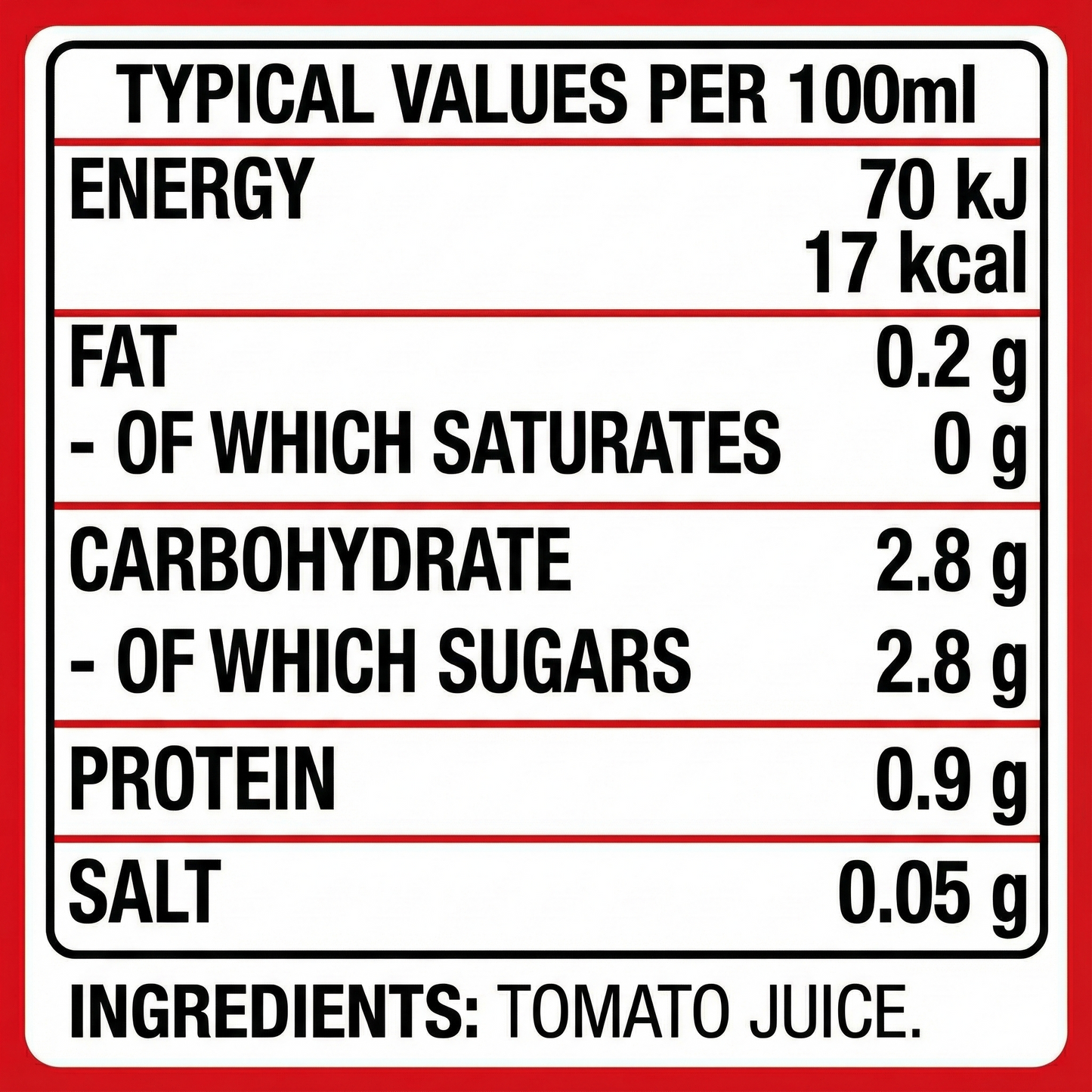 Pomi Tomato Juice 750ml