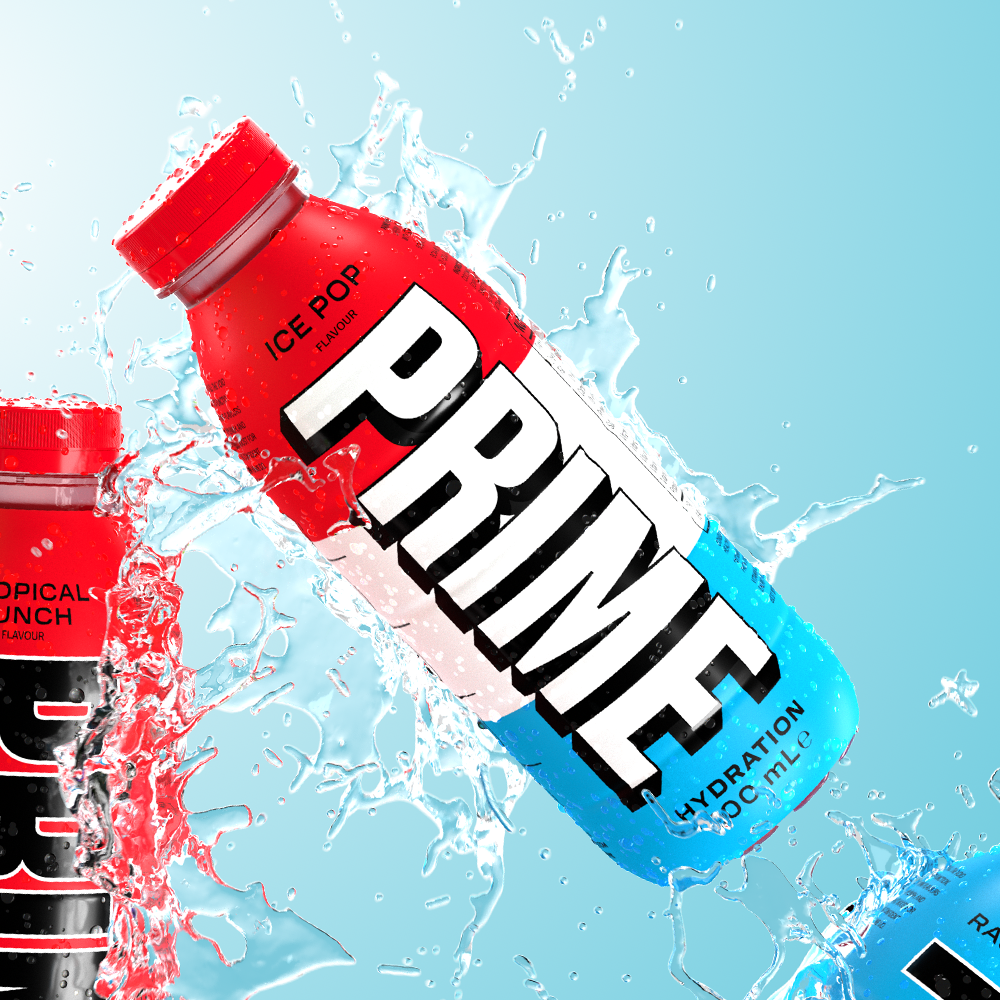 Prime Pop Sign Prime Hydration Drink Ice Pop Flavour 500ml (Pack of 12) - Click Cuisine
