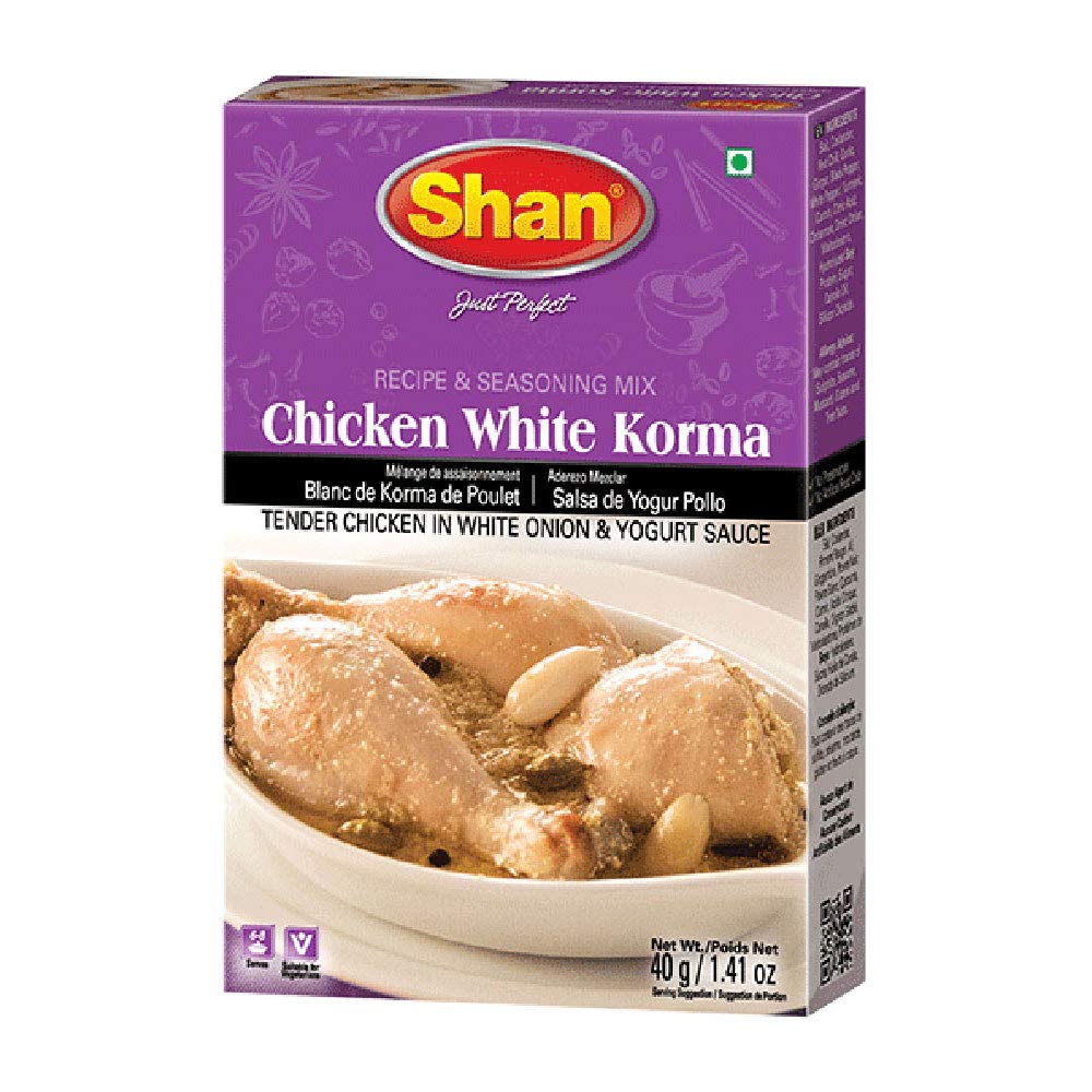 Shan Chicken White Korma Recipe & Seasoning Mix 40gm