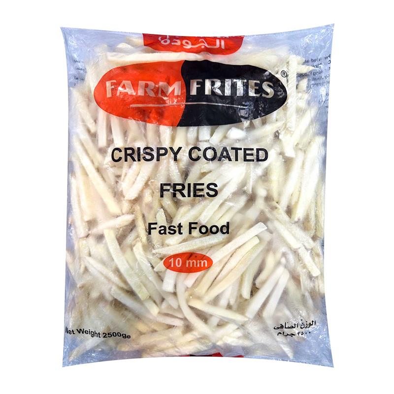 Farm Frites Skin on Crispy Coated Potato Fries 10mm 2.5K - Frozen