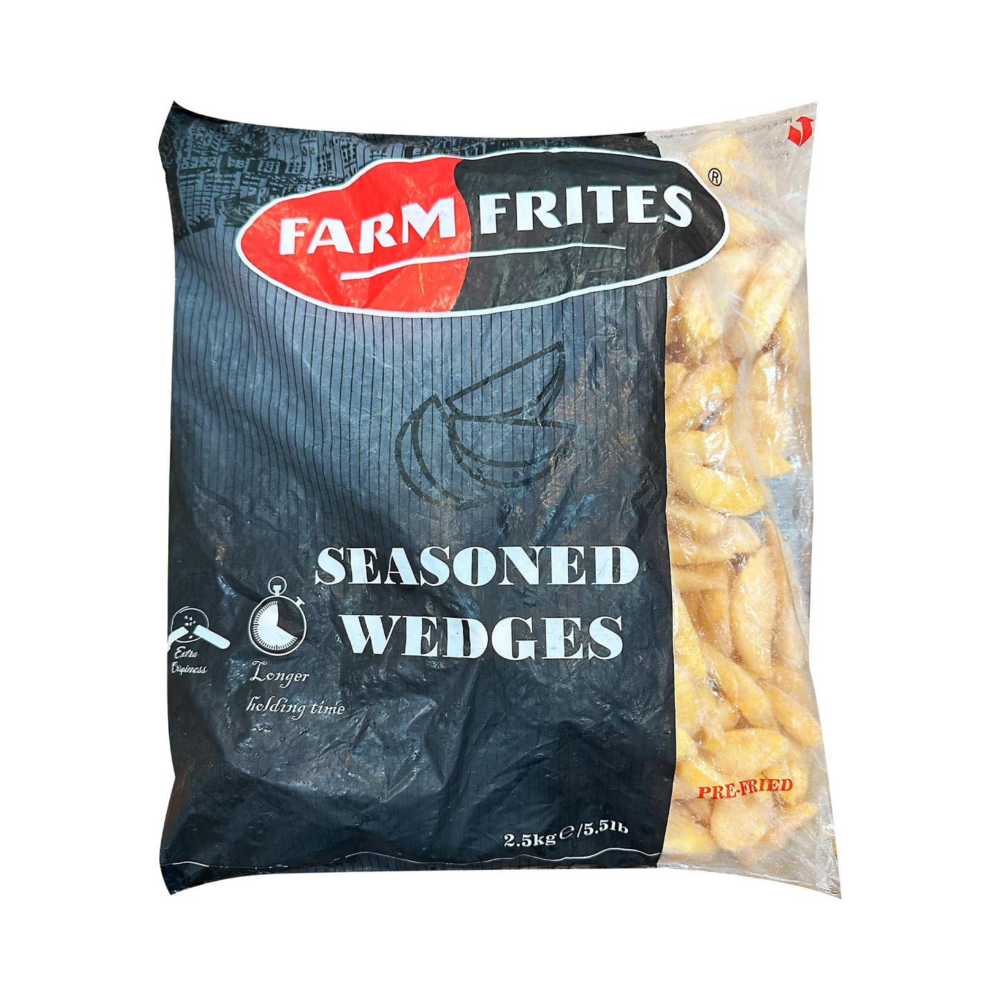 Farm Frites Seasoned Potato Wedges 2.5Kg - Frozen