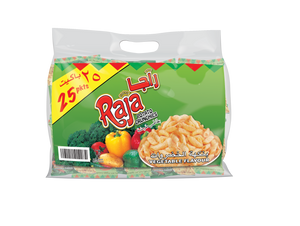 Raja Potato Crunchies Vegetable Flavor 15gm x 25 pcs (Box)