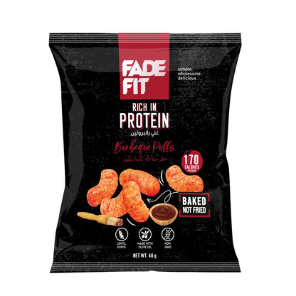 Fade Fit - Barbeque Puffs, Rich in Protein, Baked, NON GMO 40gm