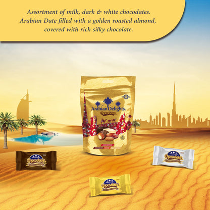 Arabian Delights Assorted Chocodate, 80gm (Pack of 6) - Promo