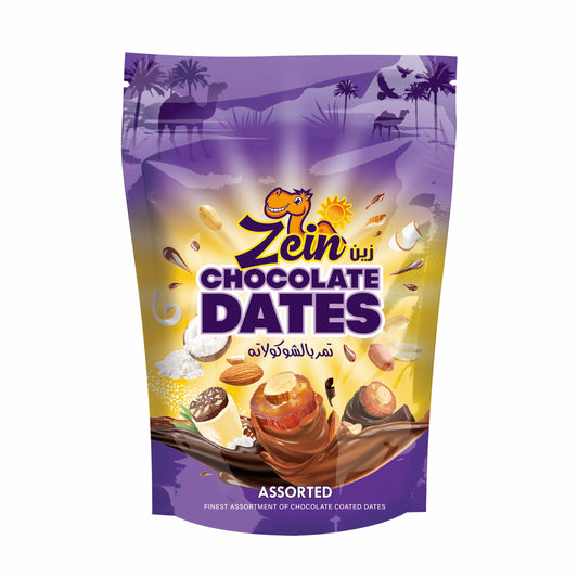 Zein Chocolate Coated Dates, Assorted 188gm