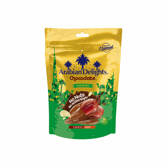 Arabian Delights Chocodate Original, No Nuts, No Added Sugar, Gluten Free 90gm