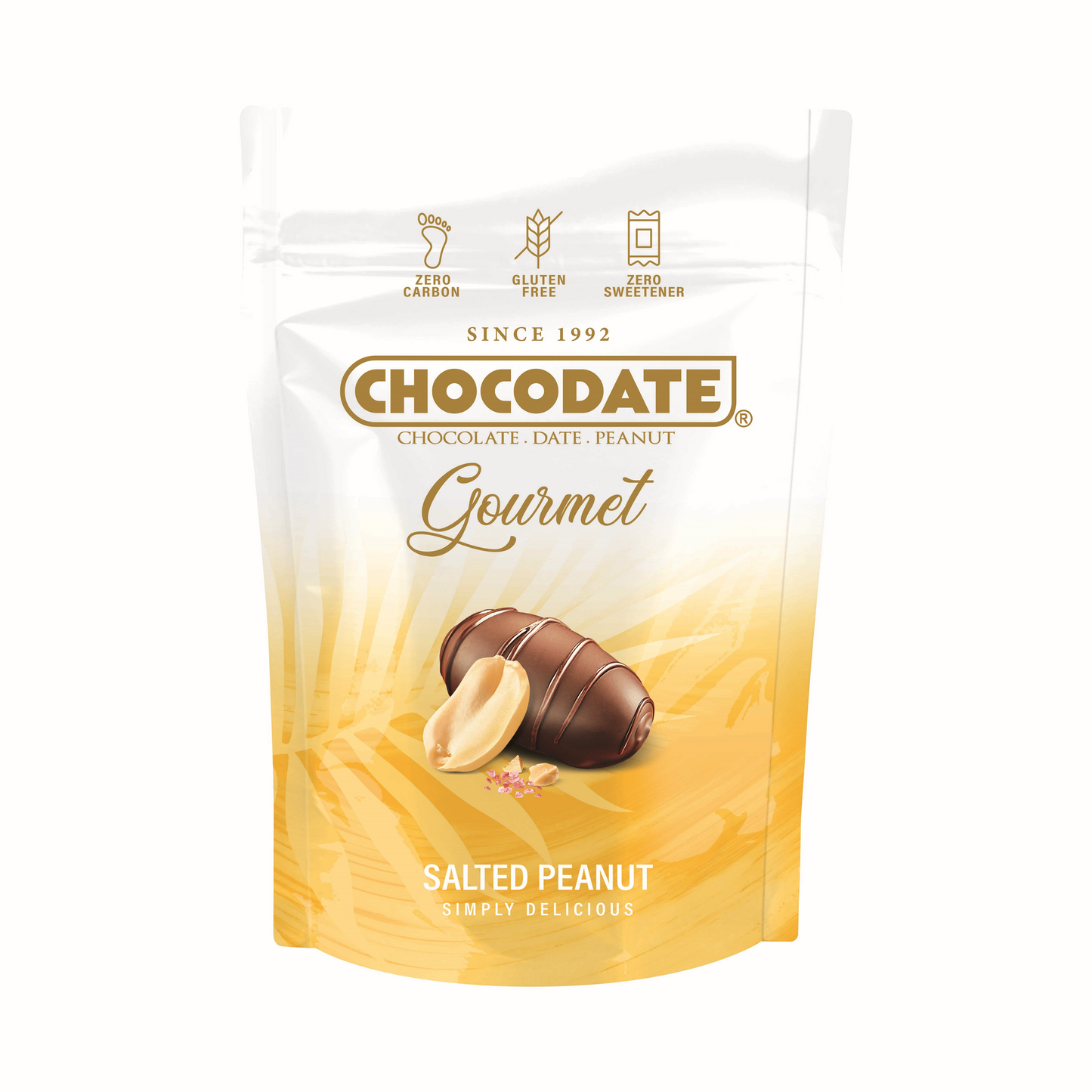 Chocodate Gourmet Salted Peanut, Gluten Free 150gm