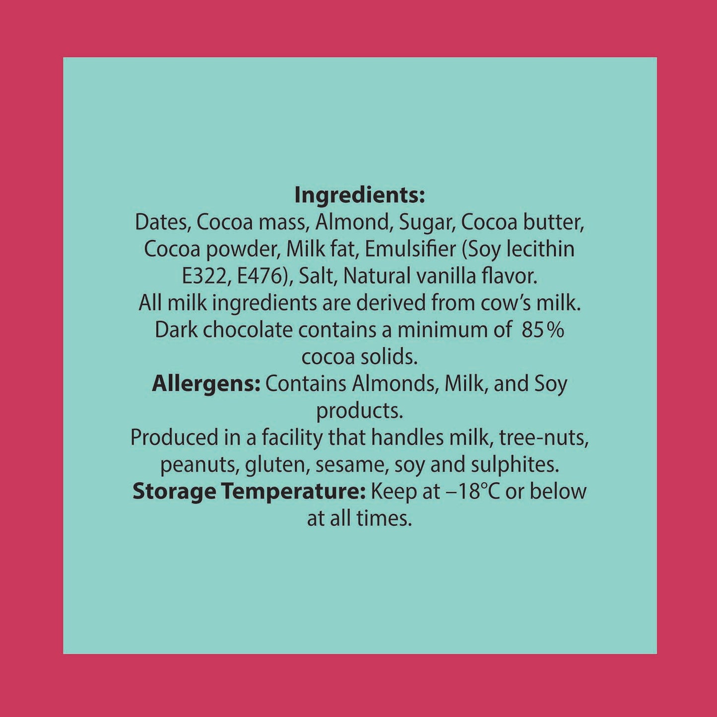 Chocodate Dark Tub 200g (Frozen)