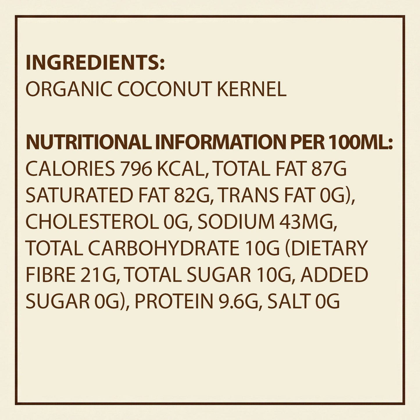 Earth's Finest Organic Coconut Butter 200ml