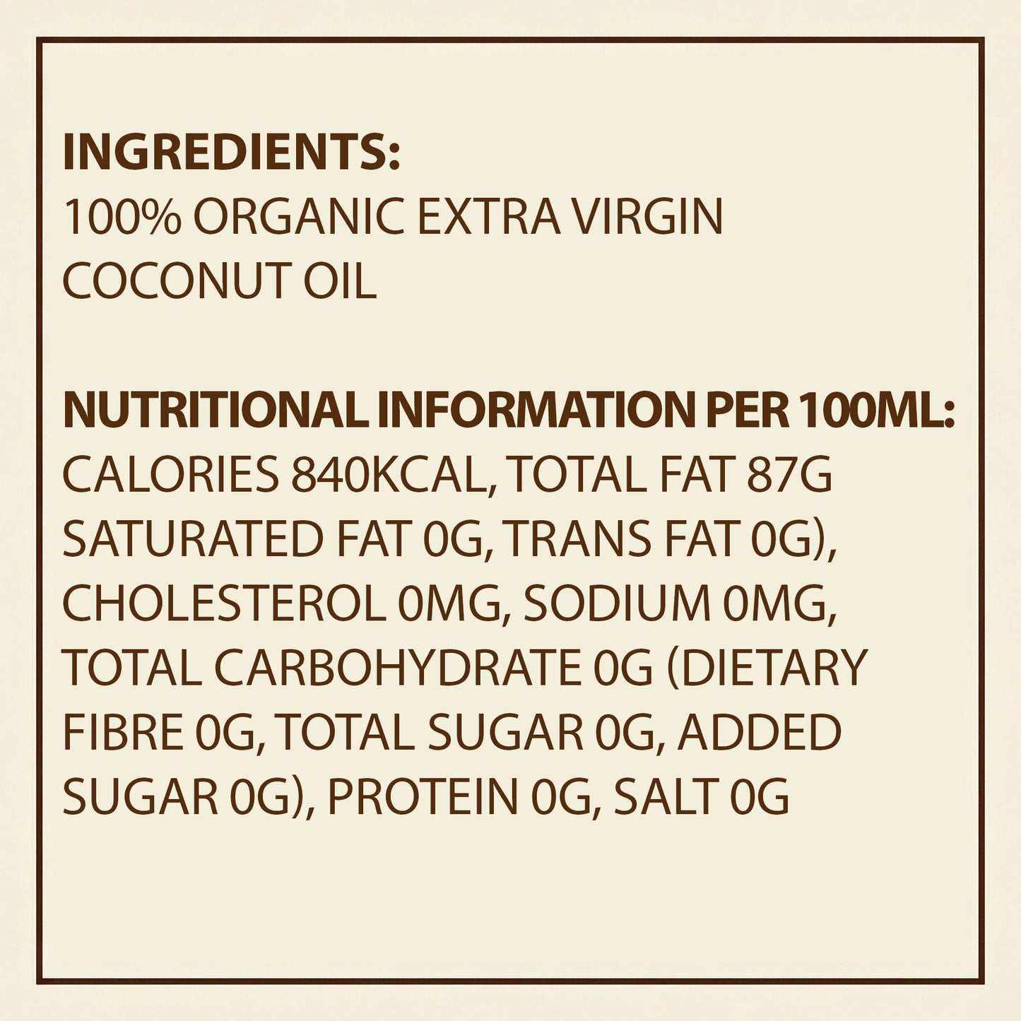 Earth's Finest Organic Extra Virgin Coconut Oil 500ml