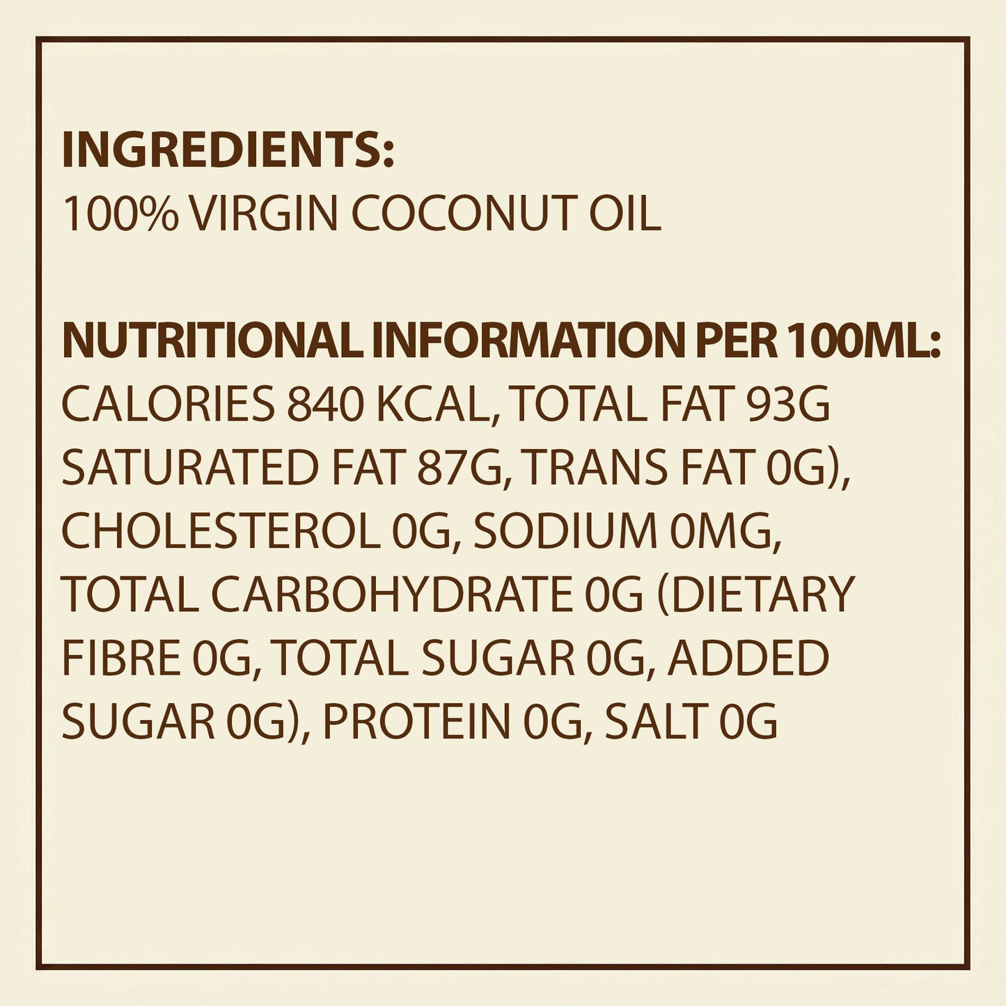 Earth's Finest Virgin Coconut Oil 200ml