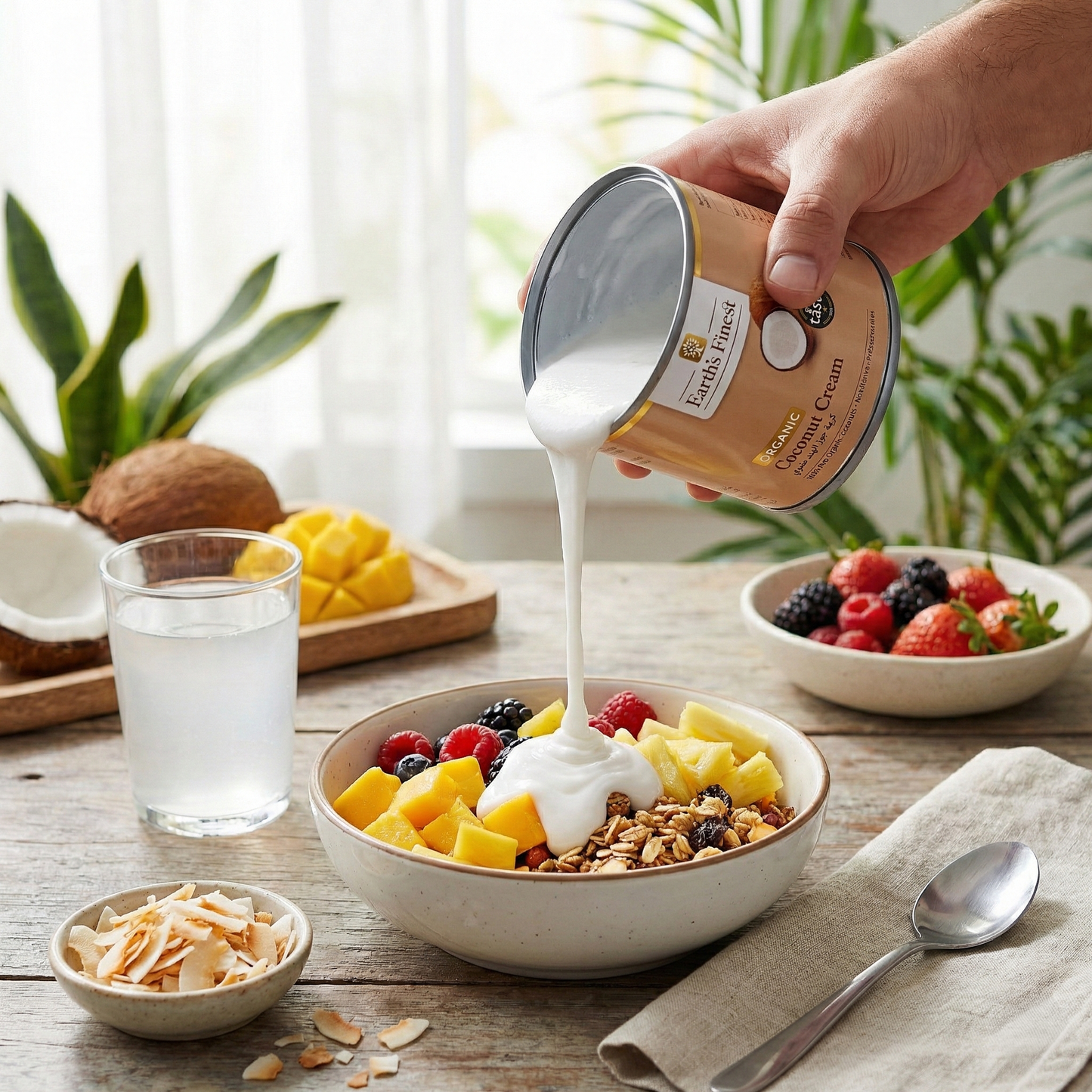 Earth's Finest Organic Coconut Cream 200ml