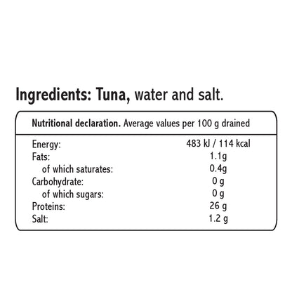 Rich Ribbon Tuna Chunks in Brine 1Kg