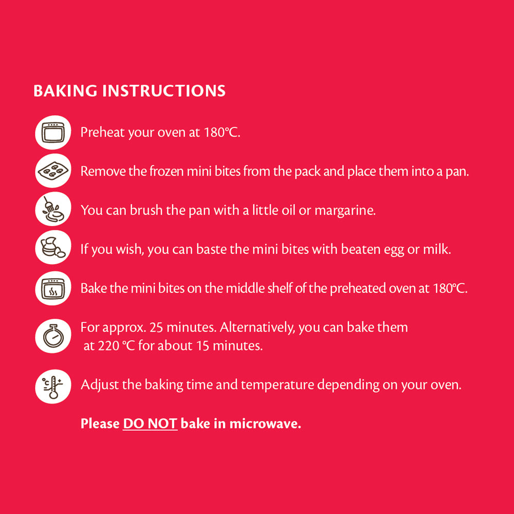 Feli's Kitchen Frozen Chocolate Bites 480g