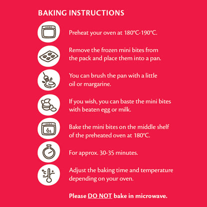 Feli's Kitchen Frozen Cheese & Olive Bites 800g