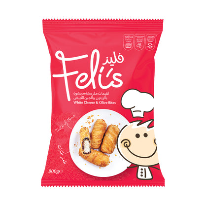 Feli's Kitchen Frozen Cheese & Olive Bites 800g