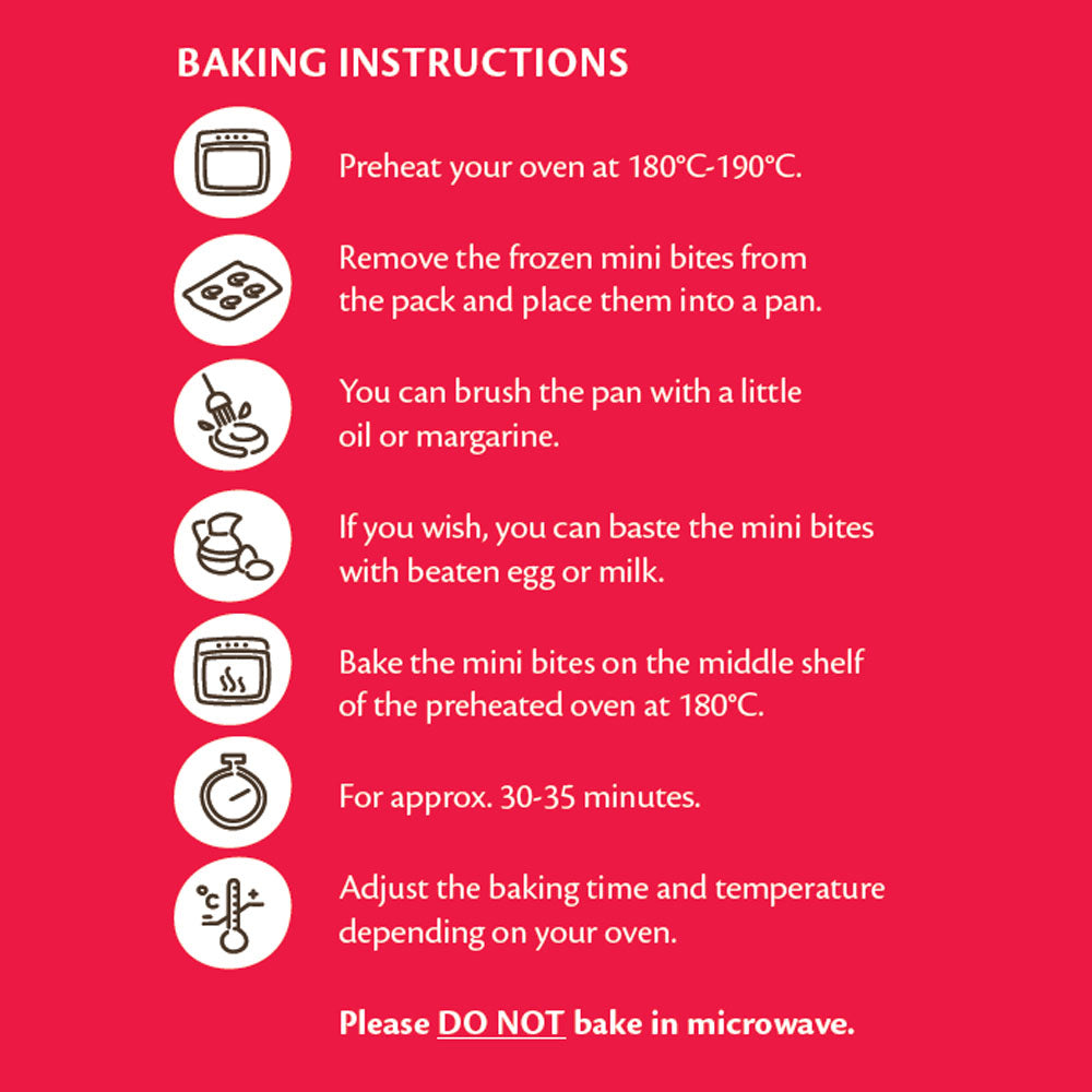 Feli's Kitchen Frozen Cheese & Spinach Bites 800g