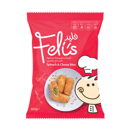 Feli's Kitchen Frozen Cheese & Spinach Bites 800g