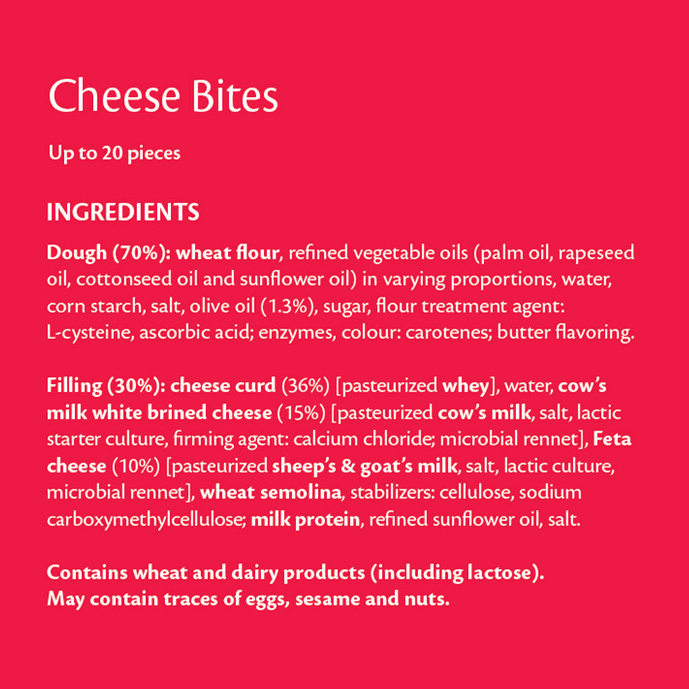 Feli's Kitchen Frozen Cheese Bites 800g