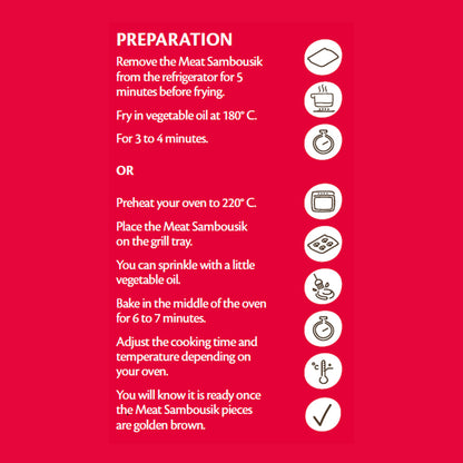 Feli's Kitchen Frozen Meat Sambousik 250g