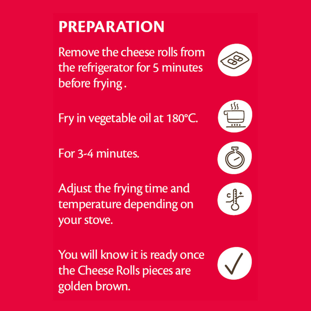 Feli's Kitchen Frozen Cheese Spring Rolls 250g