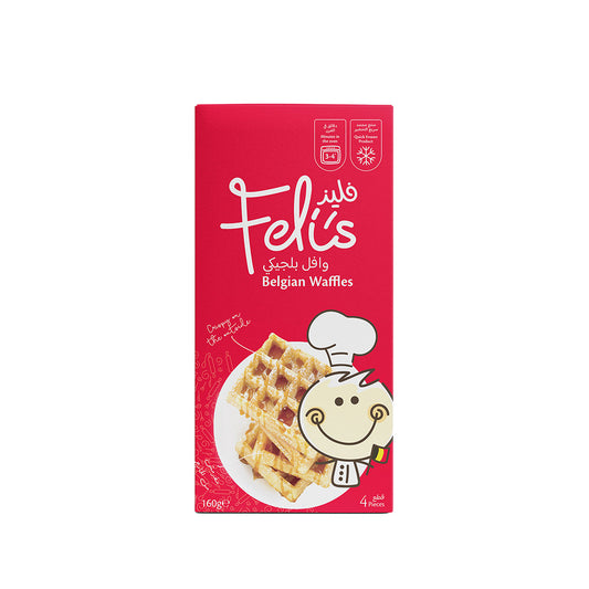Feli's Kitchen Frozen Belgian Waffles 160g