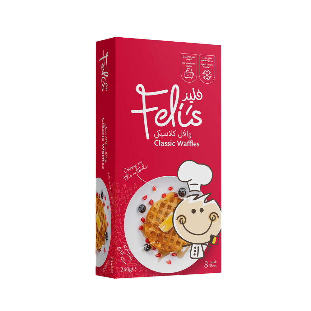 Feli's Kitchen Frozen Classic Waffles 240g