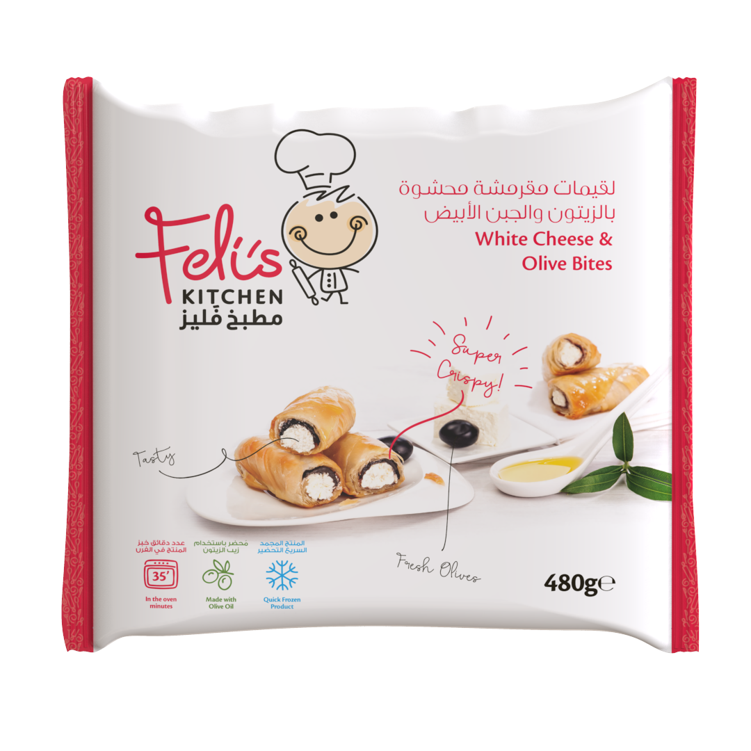 Feli's Kitchen Frozen Cheese & Olive Bites 480g 1 + 1 FREE