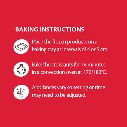 Feli's Kitchen Frozen Mini Croissants 300gm (10pcs)