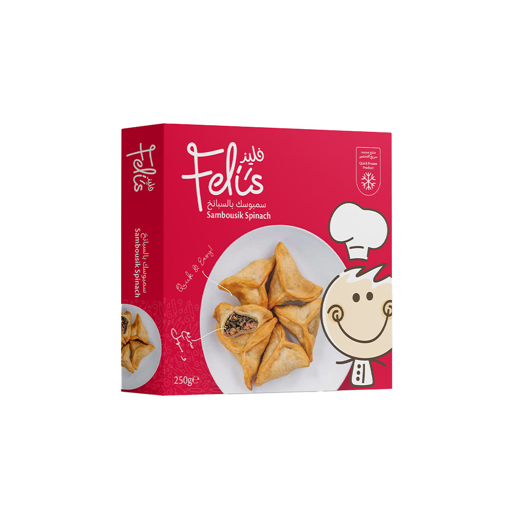 Feli's Kitchen Frozen Spinach Sambousik 250g