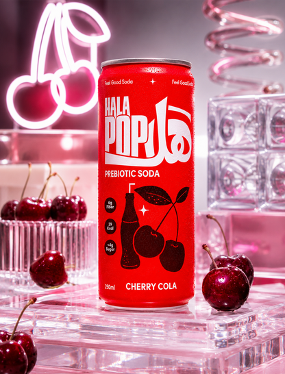 HALAPOP Probiotic Soda Cherry Cola 250ml