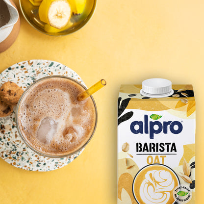 Alpro Barista Oat Drink 500ml, 100% Plant Based And Dairy Free, Suitable For Vegans, Naturally Free From Lactose, Rich In Nutrients