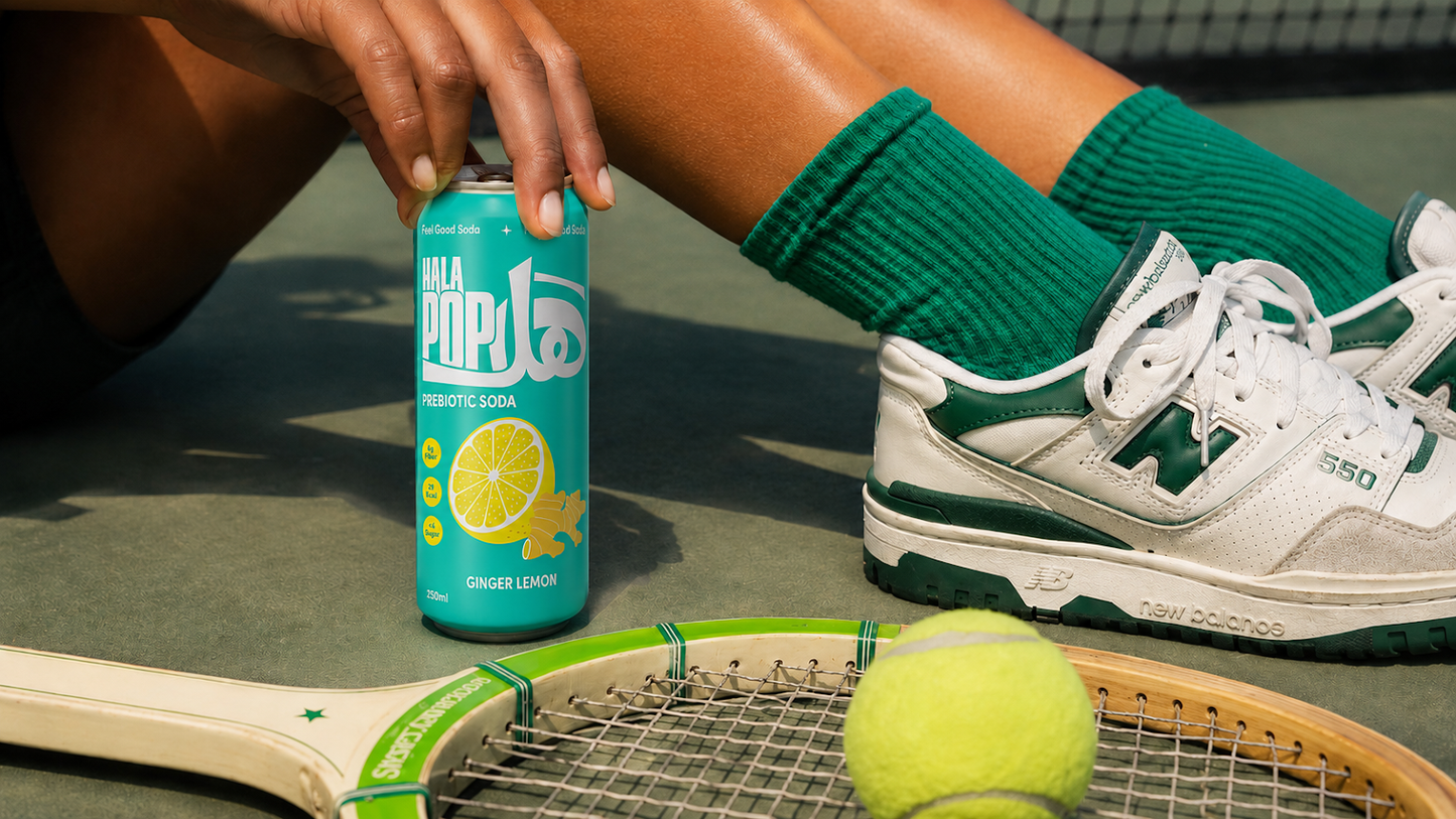 HALAPOP Probiotic Soda Ginger Lemon 250ml