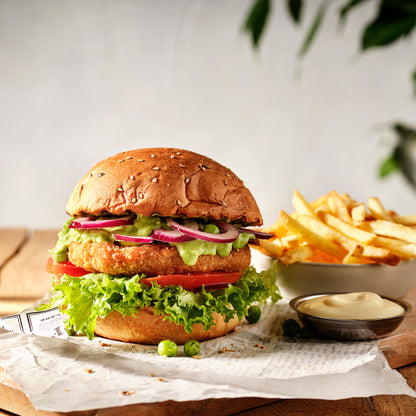 Beyond Chicken-Style Burger |Frozen Plant Based Breaded Patties| 35% Less Saturated Fat|180gm