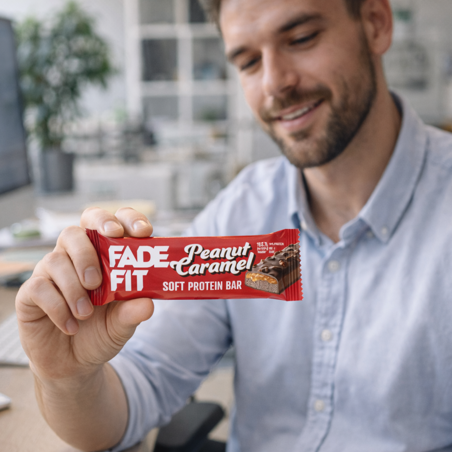 Fade Fit - Peanut Caramel Soft Protein Bar 55g