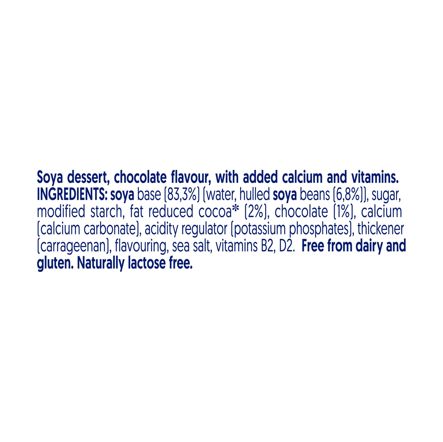 Alpro Soya Dessert Chocolate 4 x 125g, 100% Plant Based And Dairy Free, Suitable For Vegans