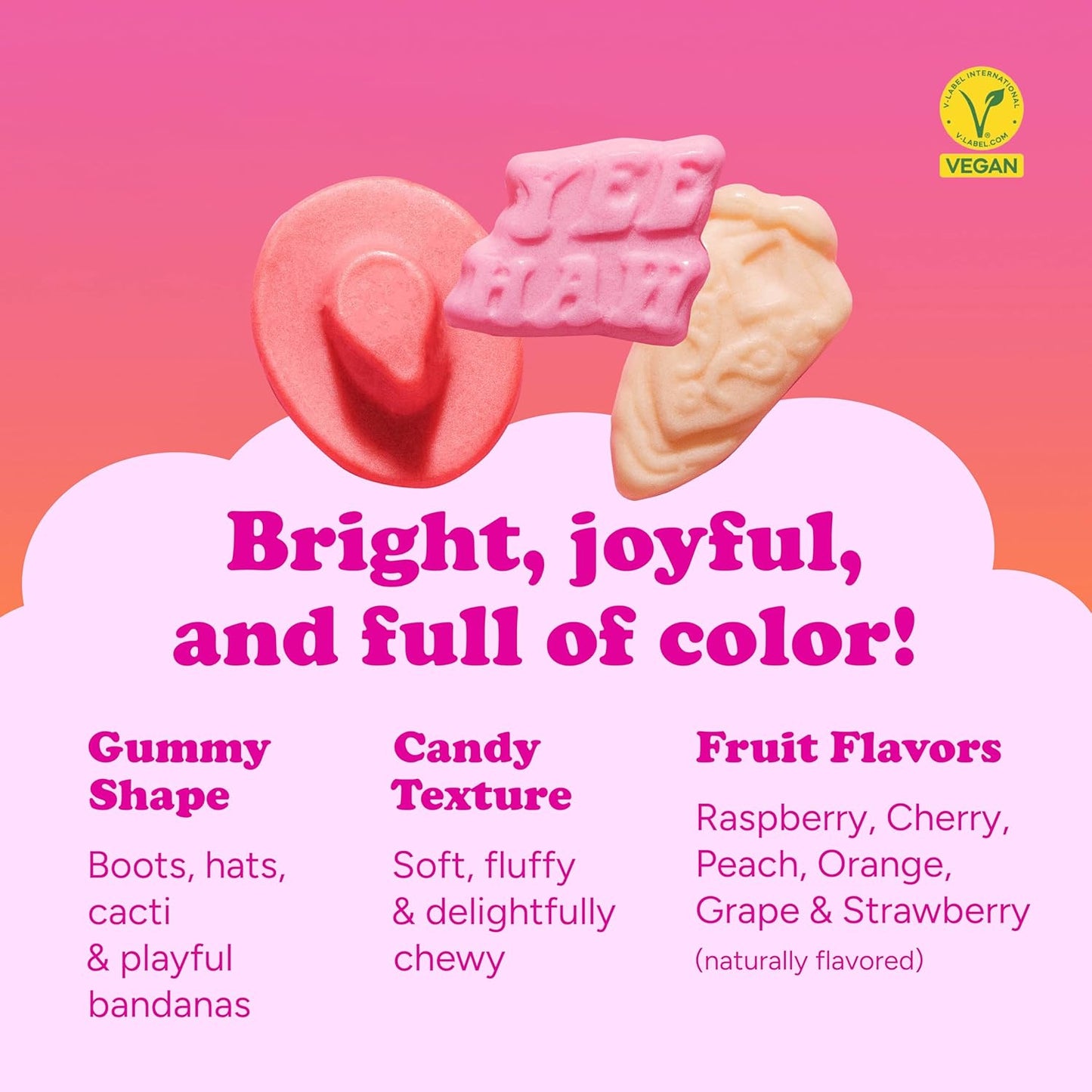 Katjes Vegan Wild & Free Gummy Candy (Plant-Based) 140g