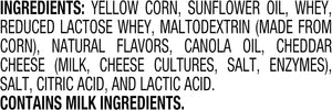 Popcorners White Cheddar Flavored Corn Snacks, Never Fried,140Cal, 7 OZ (198g) - Export