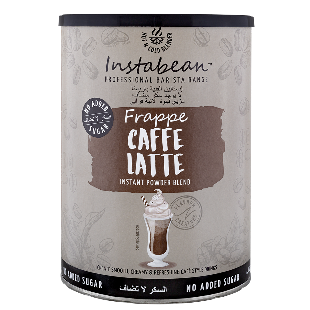 Instabean Caffe Latte Frappe Mix, Professional Barista Range- Instant Powder Blend -1Kg