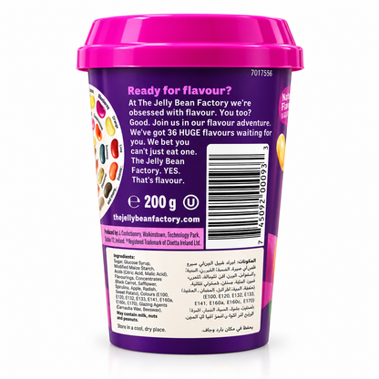 The Jelly Bean Factory 36 Mix Gourmet Flavors Jellybeans, Cup - 200g