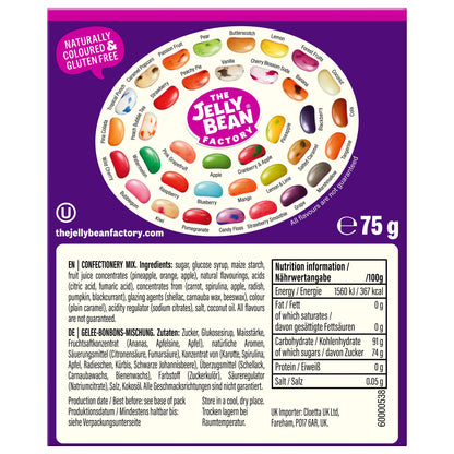 The Jelly Bean Factory 36 Mix Gourmet Flavors Jellybeans - 75g