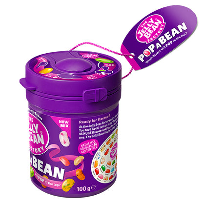 The Jelly Bean Factory 36 Mix Gourmet Flavors Jellybeans, Pop A Bean - 100g