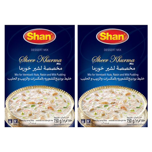 Shan Special Sheer Khurma Traditional Dessert Mix 150gm(Twin Pack)