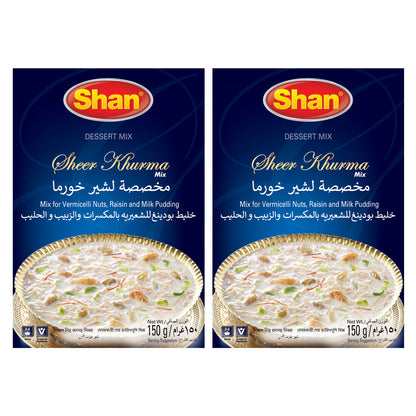 Shan Special Sheer Khurma Traditional Dessert Mix 150gm(Twin Pack) - Promo