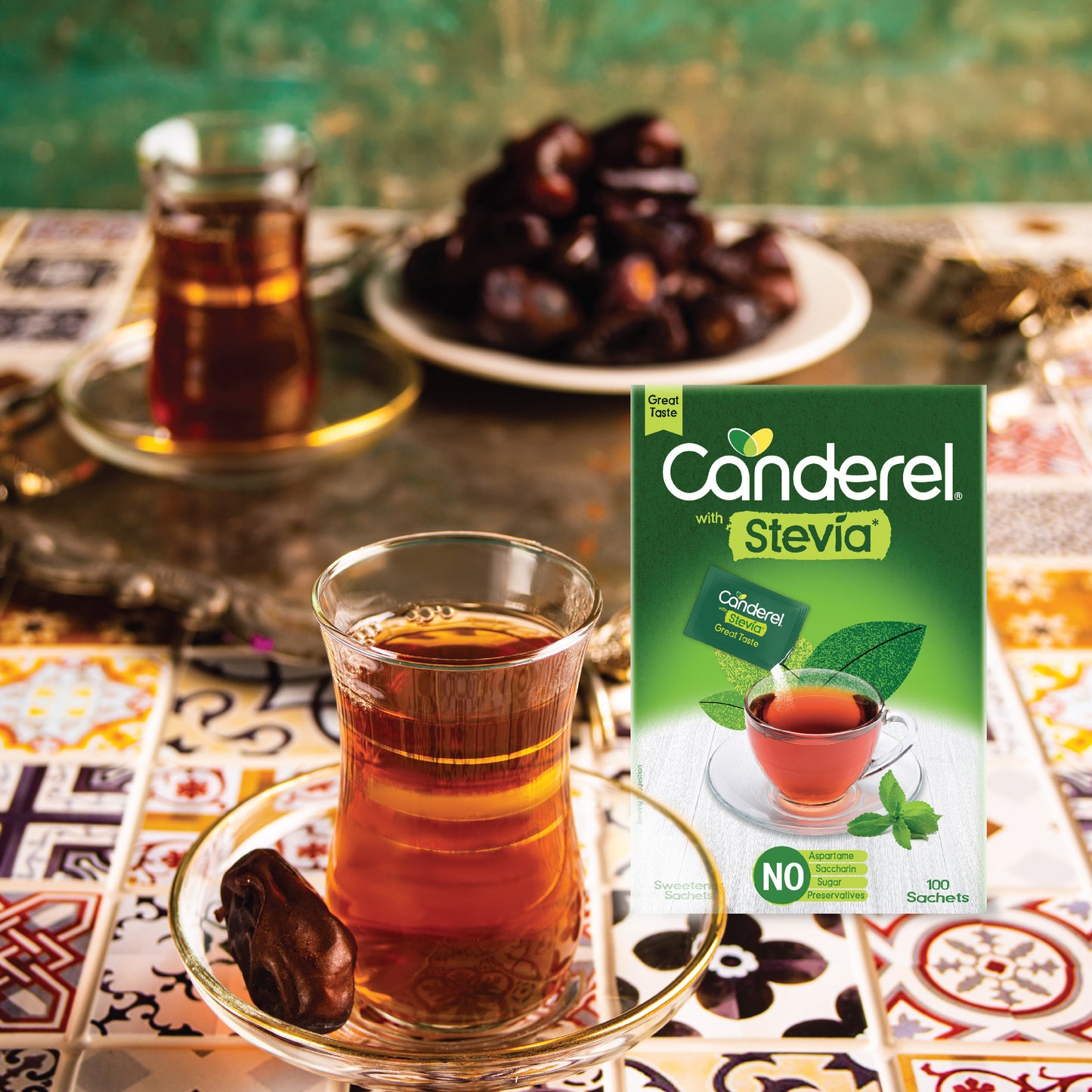 Canderel Stevia 100 Sachets