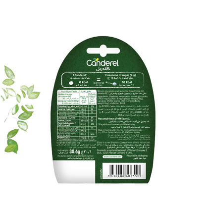 Canderel Stevia 300 TABS+60 TABS Free, Low Calorie Sweetener.