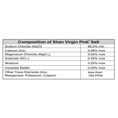 Shan Himalayan Virgin Pink Salt 800gm (Stand up Pouch)