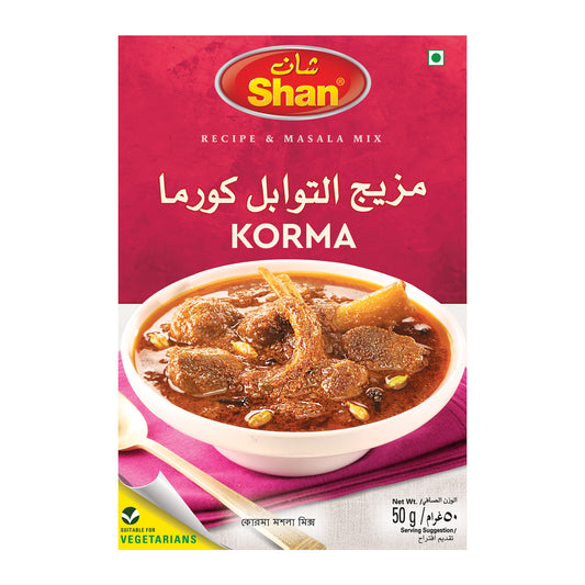 Shan Korma Recipe & Masala Mix 50gm