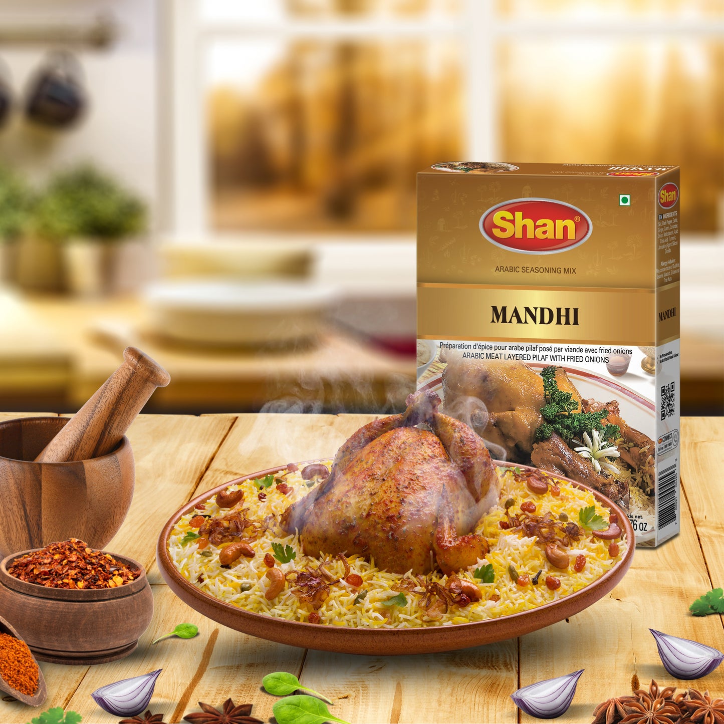 Shan Mandhi Arabic Seasoning Mix 60gm